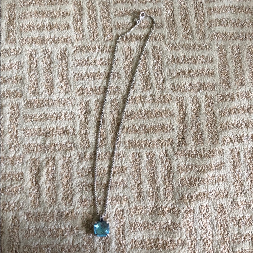 David Yurman  Topaz Pendant with chain (2018)